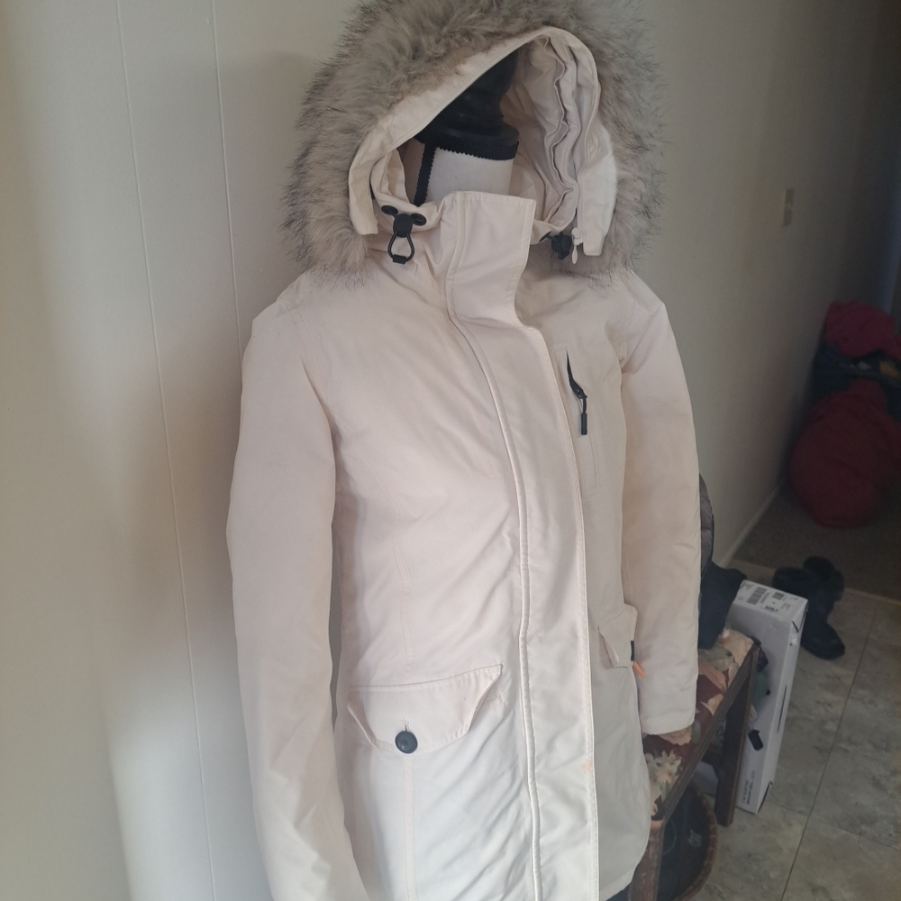 Timberland Ski Jacket Junior's Size S/P with Fur Hood